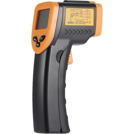 Termómetro infrarrojo digital Medidor Láser de Temperatura -50º380º (1/4)