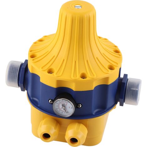 Pressostat de débit de pompe à eau 2,5 bar-4,0 bar, pompe de surpression avec protection contre les courts-circuits thermiques, contrôleur entièrement automatique réglable, 220 V-240 V. (1/5)