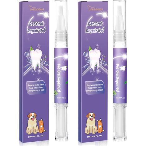 Zahnpflegegel, Gelstift-Applikator, Frischer Atem Lösung, 2PCS (1/2)