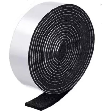 1 - Ruban De Feutre - Patin Autocollant - Protection Sol Et Insonorisation - Pour Meubles Et Fenêtres - Noir - 800x3,5x0,2cm (1/5)