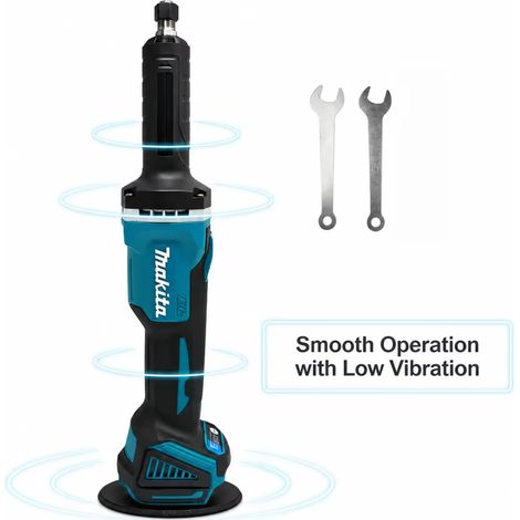 Makita Meuleuse rotative sans balais — outil sans fil à 4 vitesses réglables pour meuler, sculpter et polir, vendue seule (1/5)