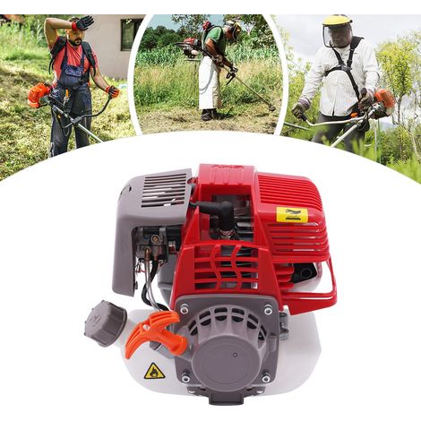 4 Stroke Gas Engine, Single Cylinder Gasoline Engine   Air-Cooling Petrol Manual Start Cylinder 31CC 6500RPM for agricultural lawn mowers and water pumps (1/5)