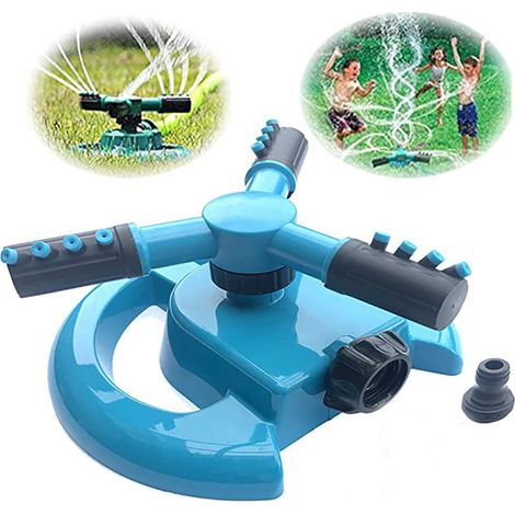 360° drehbarer Rasensprenger – Rasen- und Gartensprenger – Passend für Standard-Gartenschläuche – Sprengerdurchmesser 7,3 bis 14,9 m – 1 Stück (1/5)