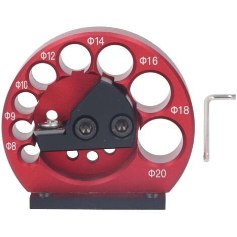 Gabarit de fabrication de chevilles réglable de 8 à 20 mm pour perceuses électriques, outil de fraisage du bois à tige ronde, idéal pour les bricoleurs et les menuisiers. (1/4)