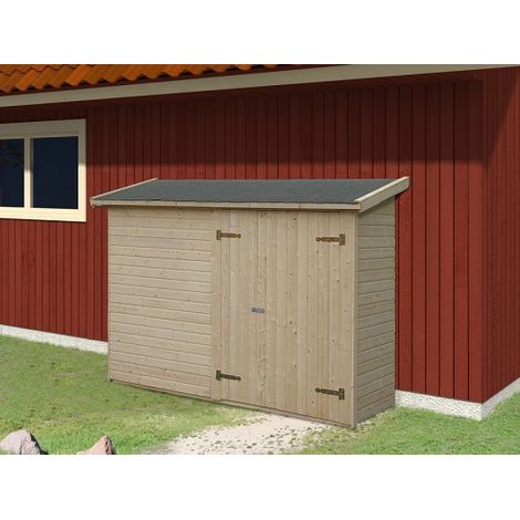 Annesso Casetta Addossata in Legno d' Abete Nordico(16mm) - cm 234X95 cm - ITALFROM112 (1/2)