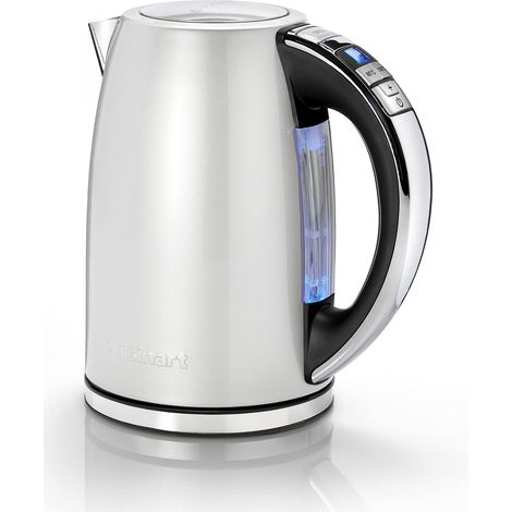 Cuisinart Bollitore elettrico Multi-Temp Jug Ebollizione rapida Senza fili Grigio perla, finitura in acciaio inox Capacità 1,7L Temperatura regolabile Filtro lavabile rimovibile (1/5)