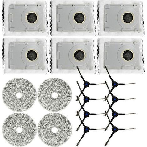 Pièces détachées pour aspirateur robot Ecovacs Deebot Mini : sacs à poussière, brosse latérale, sac poubelle, etc.
