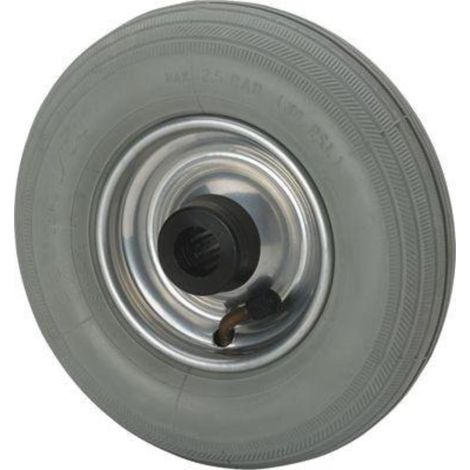 rueda neumatica gris rilr200-20-60 nucleo metalico eje rodillos (1/2)