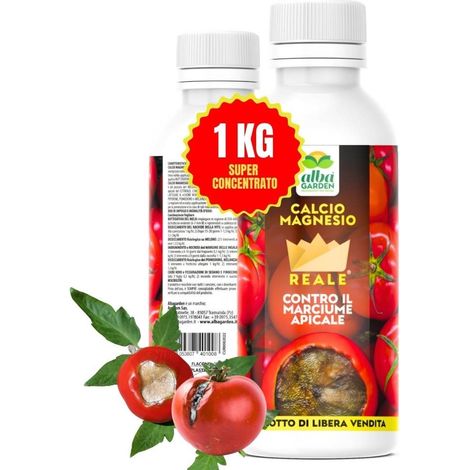 Calcio Magnesio Concime Liquido Concentrato Nutriente per Orto Contro Marciume Apicale del Pomodoro, Necrosi, Disseccamenti x 1 Kg (1/6)