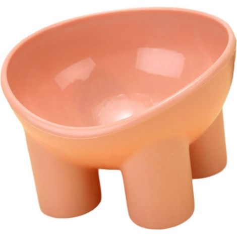 Gamelle surélevée pour chat, protège-cou, antidérapante et légère, pour chiens de petite et moyenne taille, gamelle pour chatons.-pink (1/5)