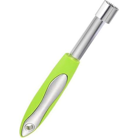 1 Outil de retrait de noyau,acier inoxydable,lame dentelée,poignée ergonomique,pour pomme et poire (1/5)