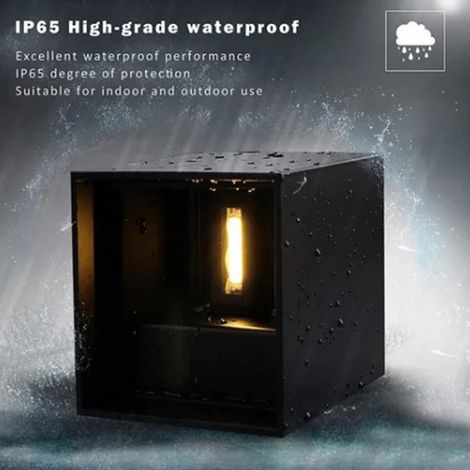 Moderne und minimalistische, wasserdichte 1684-6W LED-Außenwandleuchte für Hotels, Flure, Treppenhäuser, Eingangshallen, Wohnzimmer, Nachttische und Schlafzimmer (1/5)