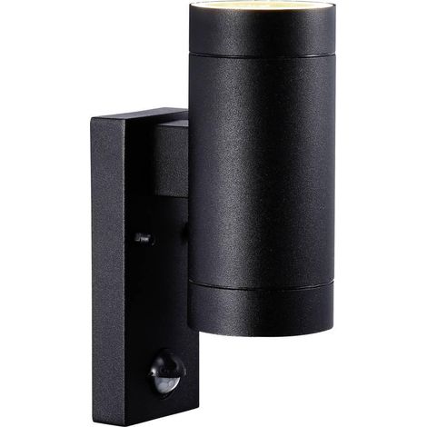 Nordlux Tin Maxi Doble Sensor Aplique de Pared Negra