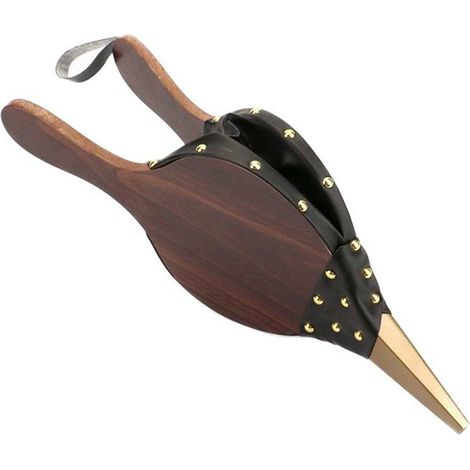 Soufflet en bois massif, équipement de barbecue, soufflet manuel en bois massif, outil pour cheminée-AquaForge (1/5)