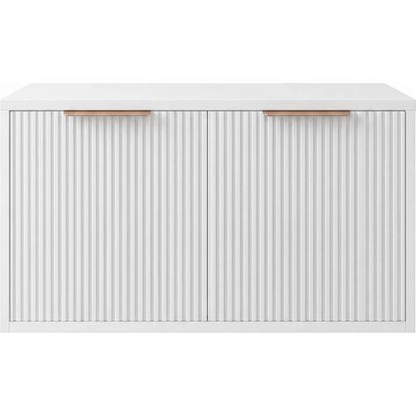 Armario De Baño Debajo Del Lavabo Rea Core 80Cm White (1/5)