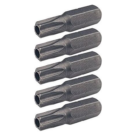 Ks Tools 911.2286 -5 x Vissage-Prägung Torx Percé 15 Entraînement 6,35 mm L.25 mm 1/4"
