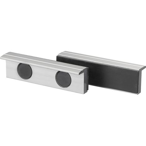 Coppia copriganasce magnetiche in alluminio gomma x morsa 125 mm Fervi 0520/125G