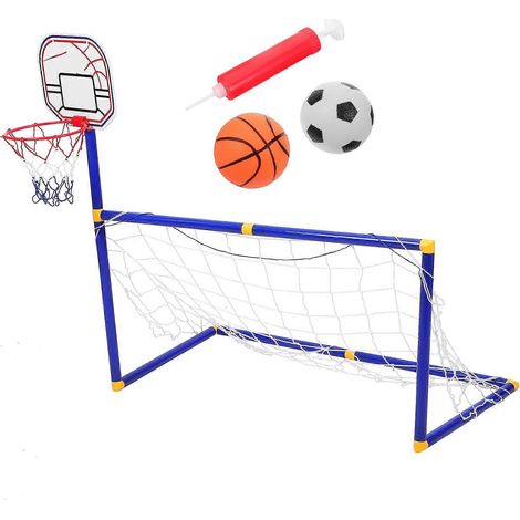 Cadre de but de football pour enfants en plastique, couleurs assorties. Parfait, pratique et durable. (1/5)