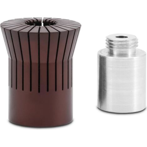 Cabezal de tapado 22 mm de diámetro acero marrón plateado 140010186 (1/3)