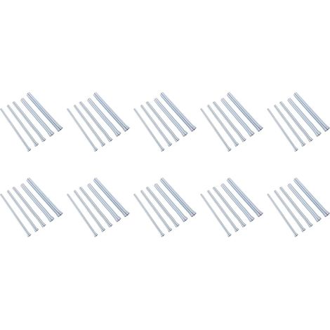 50 PièCes Tube de Cintreuse Ressort de Tension de 210Mm Tuyau Cintreuse 1/4 Pouce - 5/8 Pouce Acier à Ressort pour Cintrage de Tubes en Aluminium et Cuivre Outils de Main (1/5)