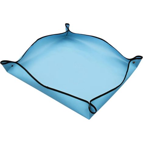 Tapis de jardinage bleu 50 cm x 50 cm pour la plantation (1/5)