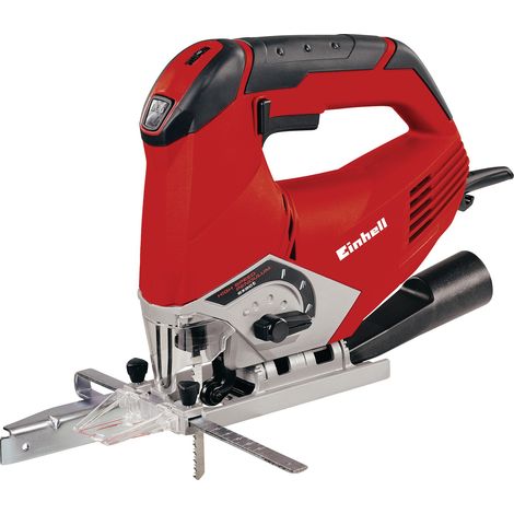 Einhell Scie sauteuse pendulaire TE-JS 100 (750 W, Variateur électronique, Semelle inclinable, Fonction soufflerie, guide de coupe) (1/4)