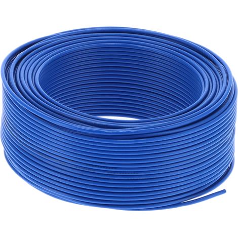 BVR‑1x2.5 19-adriges isoliertes Kabel aus rotem Kupfer, flexibel, AC450V, 100m / 328,1ft, blau (1/5)