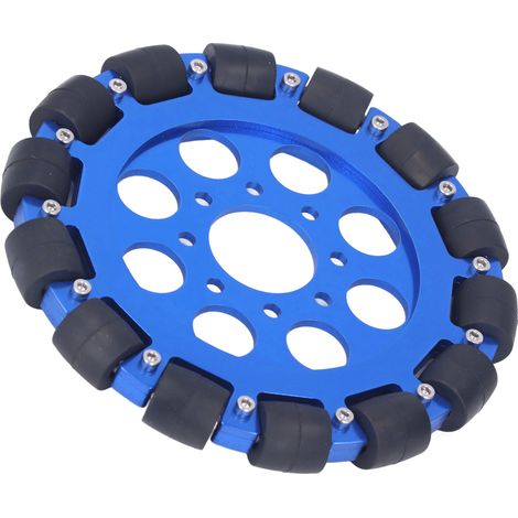Roue Omnidirectionnelle M5604-0014-0152 6 Pouces, Aluminium Alliage, Entraînement Omni, Pièce Robotique Industrielle, Accessoire Simple Rangée, 19mm (1/5)