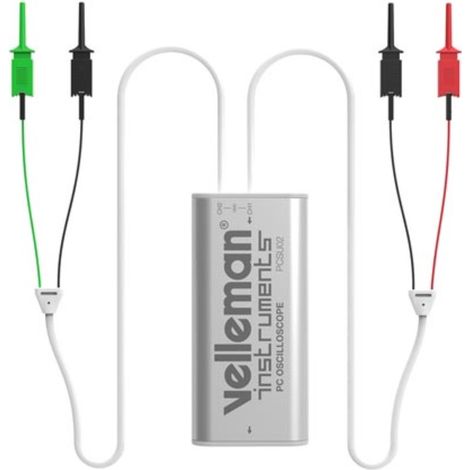 Velleman Mini-PC-Oszilloskop, 2 Kanäle, mit USB-Anschluss