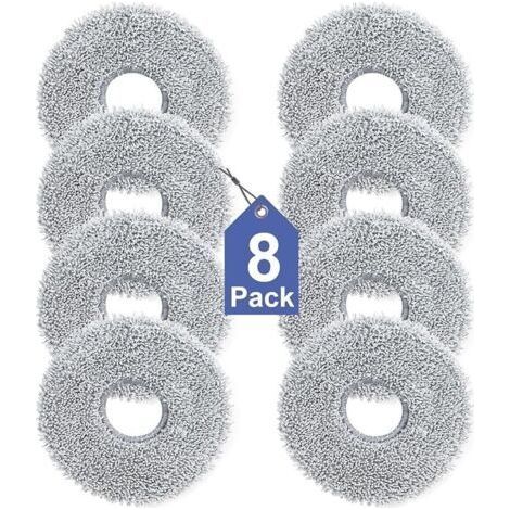 Lot de 8 Lingettes pour Dreame L10s/L10/L20/X40/L40/X50/L50 Pro Ultra, Xiaomi X20 Pro/Max, Ecovacs Deebot T30 Pro OMNI, T30S Pro A (1/5)