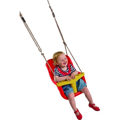 Babyschaukel GIANT Kunststoff rot, Seillänge ca. 250 cm