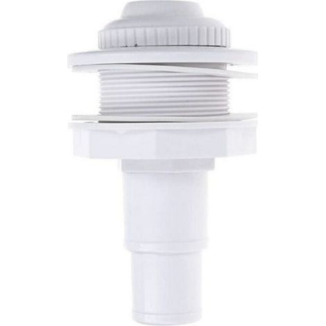 Buse d'entrée de piscine, buse de refoulement 32/38 mm Buse d'impulsion de piscine Ø 58 mm Buse de tuyau réglable Adaptateur de tuyau de piscine pour le drainage de la piscine (1/4)