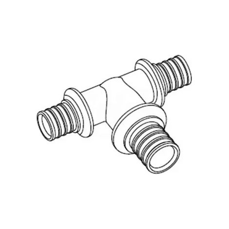 Raccordo Tee Ø20X1/2"Fx20 - REHAU Rautitan