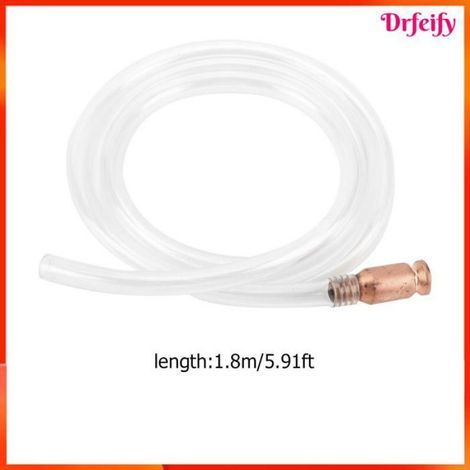 1 Tuyau de siphon, PVC transparent antistatique, auto-amorçant 1,8 m, transfert liquide carburant eau (1/5)