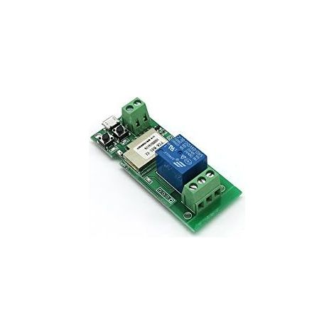 Inching/Auto-verrouillage WiFi Sans fil Interrupteur intelligent Module de relais DC 5V Pour Smart Home Pour le système de contrôle d'accès smart home APP télécommande