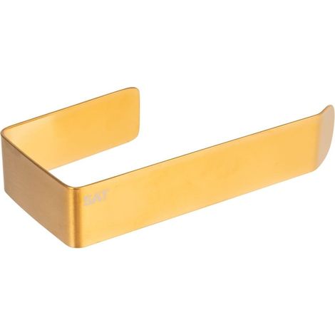 Mood Porte-papier toilette design en acier inoxydable, or brossé (SATDMOOD26BZ) (1/3)