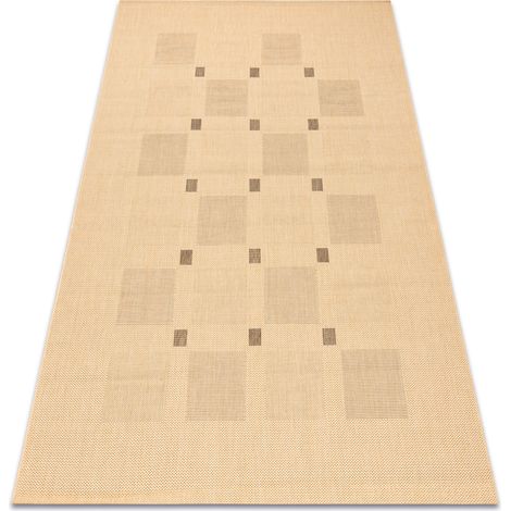CARPET SISAL FLOORLUX 20079 mais / coffee beige 60x110 cm