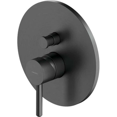 OMNIRES Y - Unterputzarmatur, für 2 Verbraucher, mit Einbaukörper, Graphit gebürstet Y1235GR (1/2)
