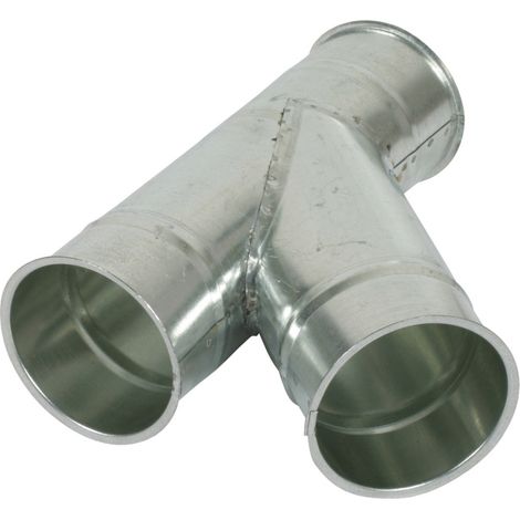 Raccord double sens 45 degrés diam. 120/120/80 MM Holzkraft VSBY-120-120-80