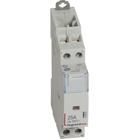 Legrand - Contacteur pour puissance importante - bipolaire 230V - 2O - 25A - 1 module