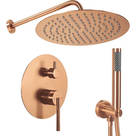 UNTERPUTZ DUSCHSET REA ARGON BRUSH COPPER +BOX (1/5)