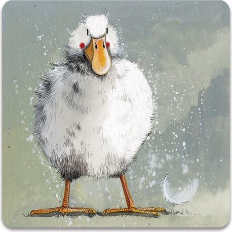 Aimant canard et plume FM191