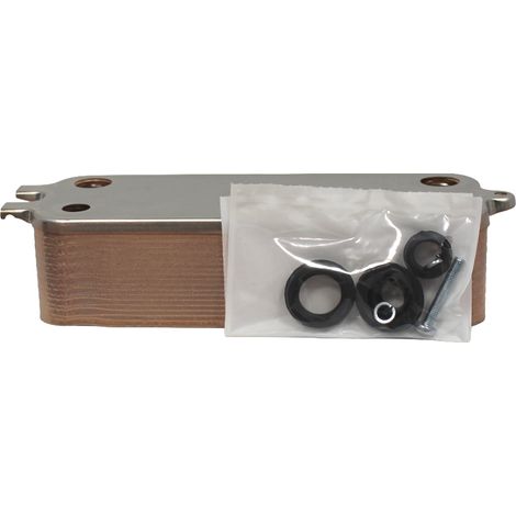 Diff – Échangeur thermique à plaques 24-6h – Compatible chaudières ELM Megalise et Bosch Thermotech – Performance d'origine fabricant