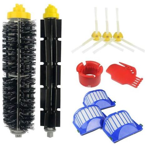 Accesorios compatibles con la aspiradora iRobot Roomba Series 600 610 614 620 625 630 635 640 645 650 655 660 665 670 671 680 690 691 - 16 piezas