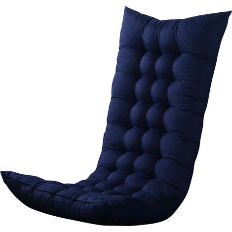 Coussin de chaise d'extérieur avec cordons, coussin de siège imperméable et durable pour mobilier de jardin, coussin en mousse à mémoire de forme longue durée pour balancelle de patio, haute résistanc (1/5)