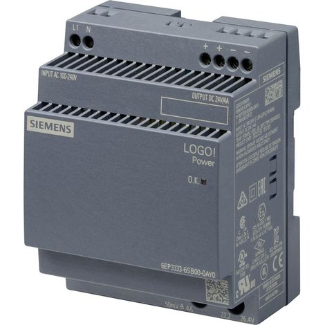 [NEUWERTIG] B-Ware Siemens 6EP3333-6SB00-0AY0 SPS-Powermodul LOGOPower 1-phasig DC 24 V/4 A (1/2)