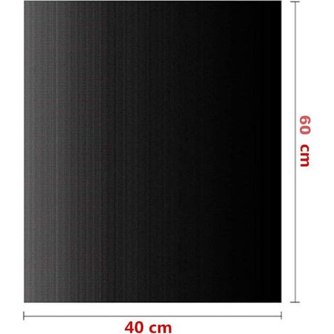 GABRIELLE Grill-Kochmatte 40X60 cm, 5 Stück, Gas-/Elektro-/Holzkohle-Grill-Ofenmatte, antihaftbeschichtete Teflon-Ofenmatte, wiederverwendbar, einfache Reinigung und antihaftbeschichtet, kann geschnit (1/5)