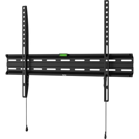 Support Mural TV Fixe (TV 32" à 75", 191cm et 40Kg Max, Faible Distance au Mur 2.3cm, VESA jusqu'à 600 x 400, Chevilles) Noir (1/3)