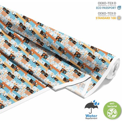 TESSUTI DECORATIVI PER ESTERNI OXFORD - Toppe con motivi di fiori, pois e pizzo (1/5)