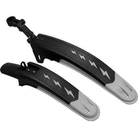 Lot de 2 garde-boues universels pour VTT et vélo de route, fixation rapide, compatibles avec les vélos de 24 à 29 pouces. (1/5)